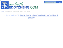 Tablet Screenshot of eddyzheng.com